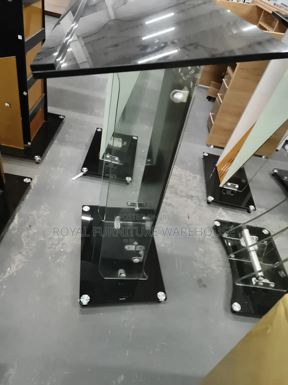 Classic Tempered Glass Preaching Pulpit for Church