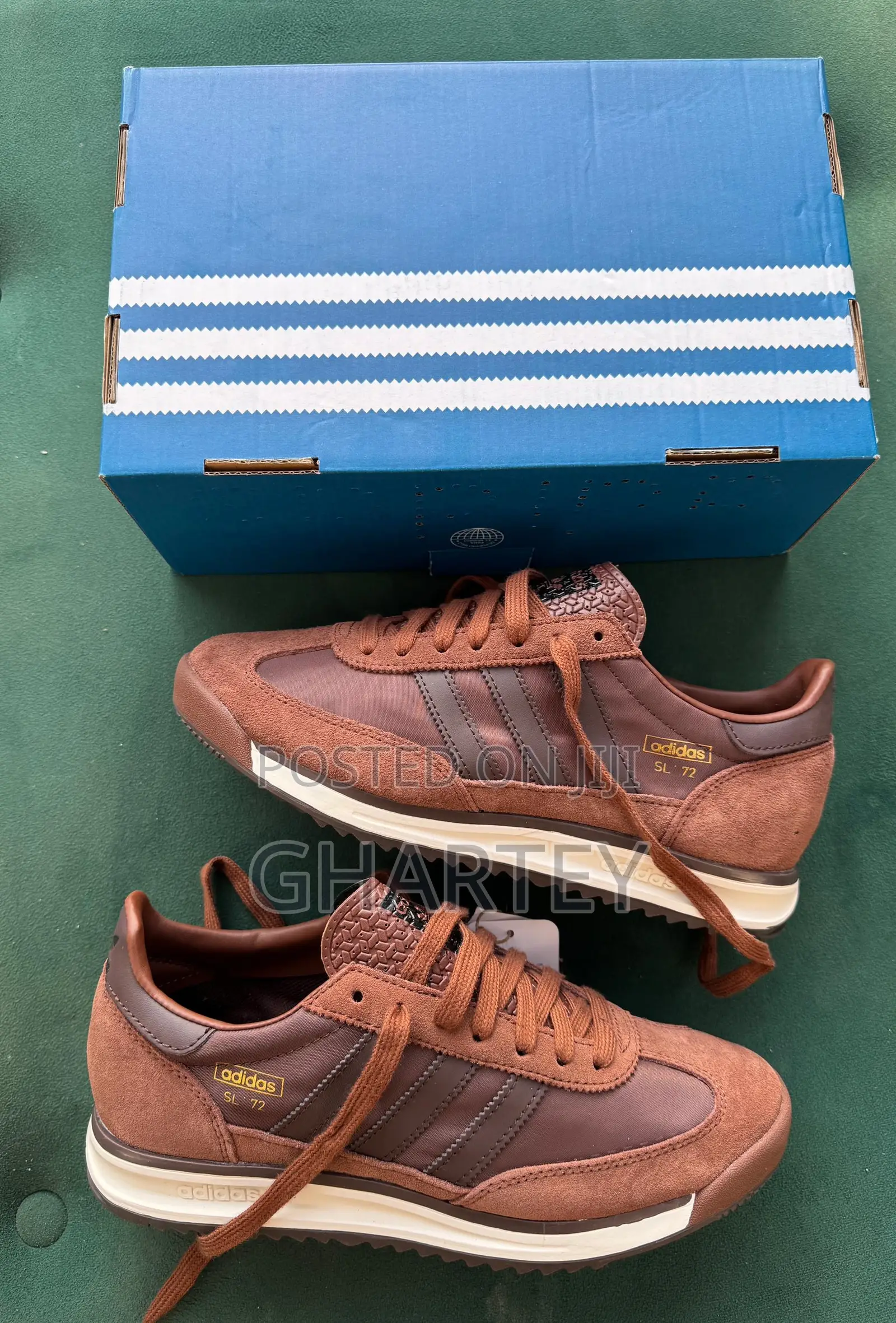 Adidas Sl 72 Retro Refined Brown Sneakers