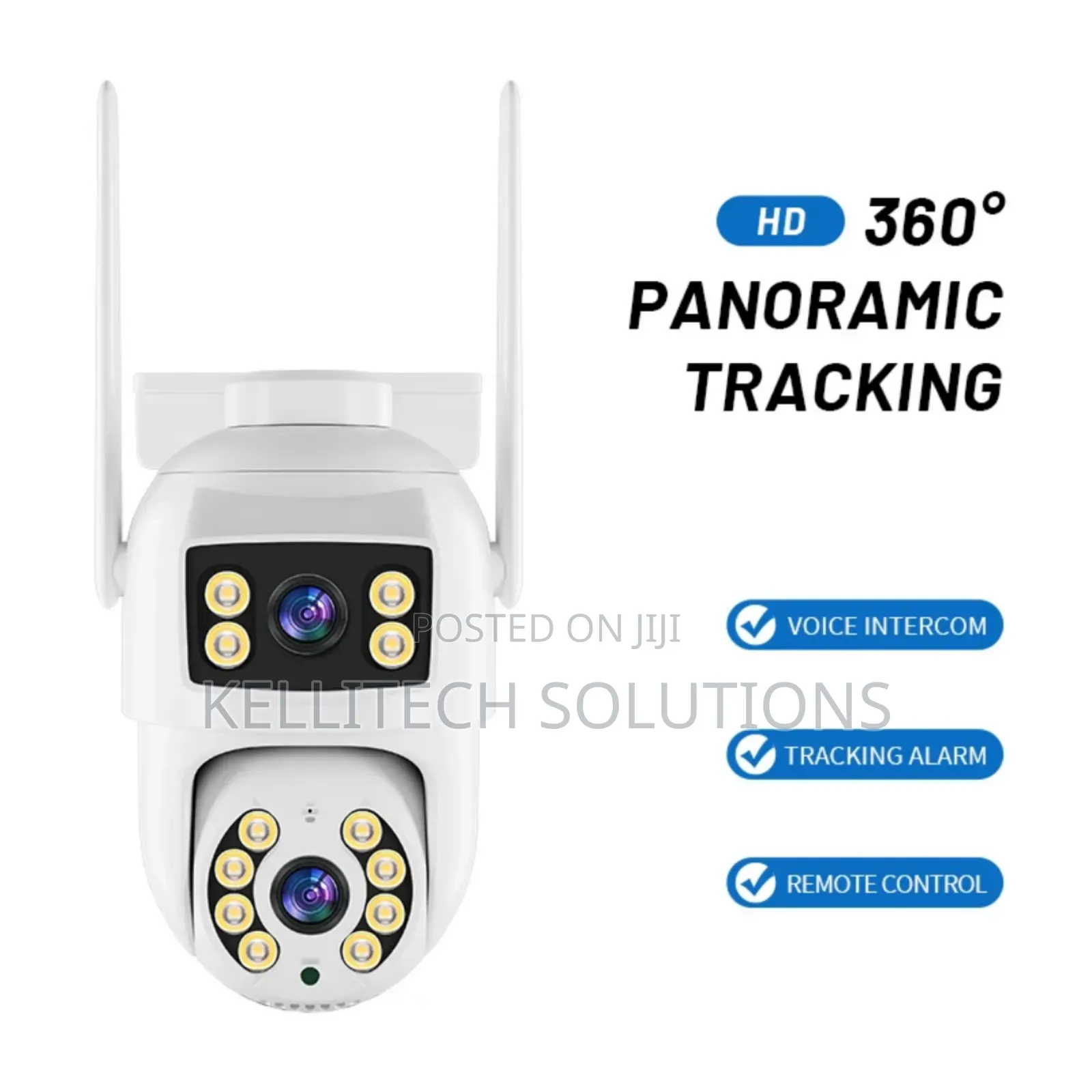 Smart Wifi Dual Double Lens CCTV Cameras