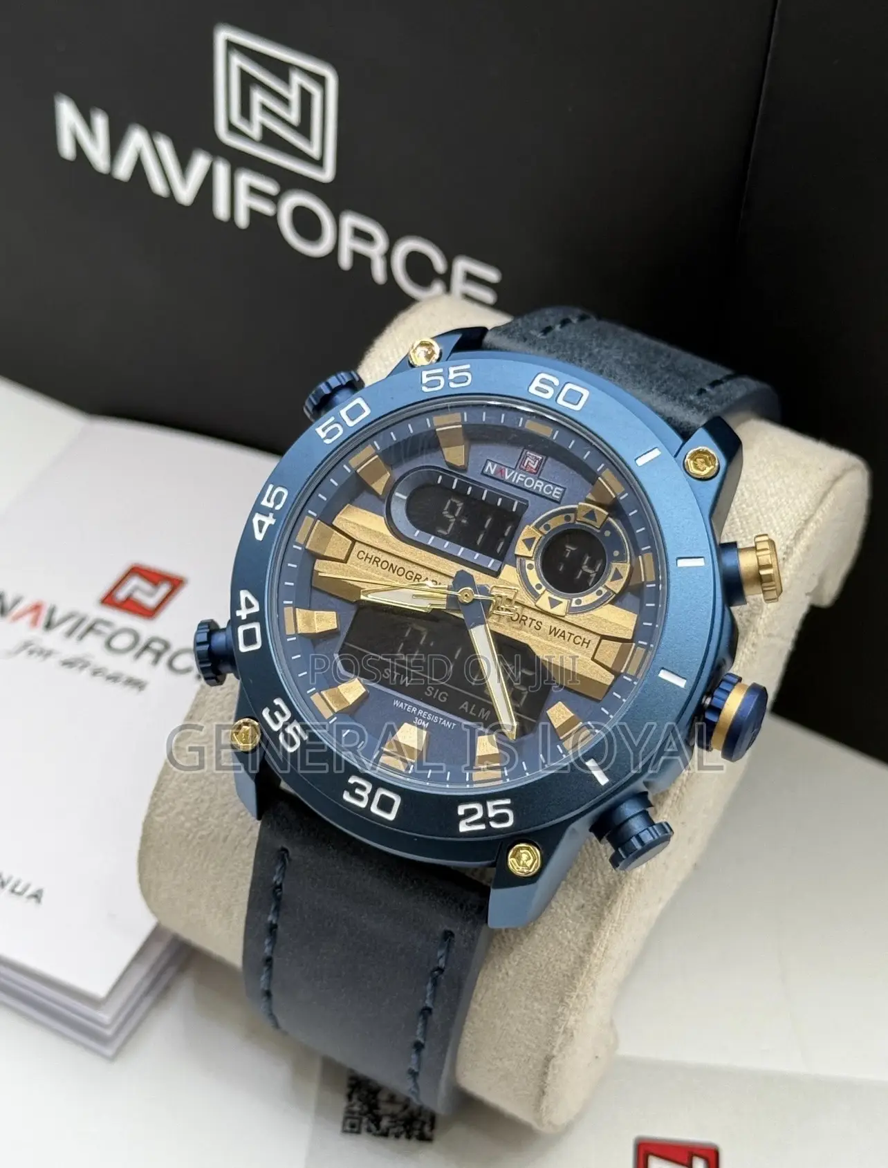Naviforce Digital And Analog Watch