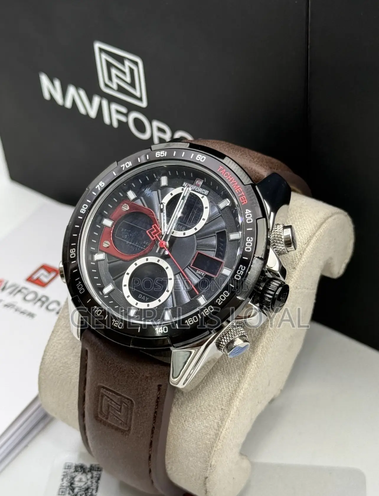 Naviforce Digital And Analog Watch