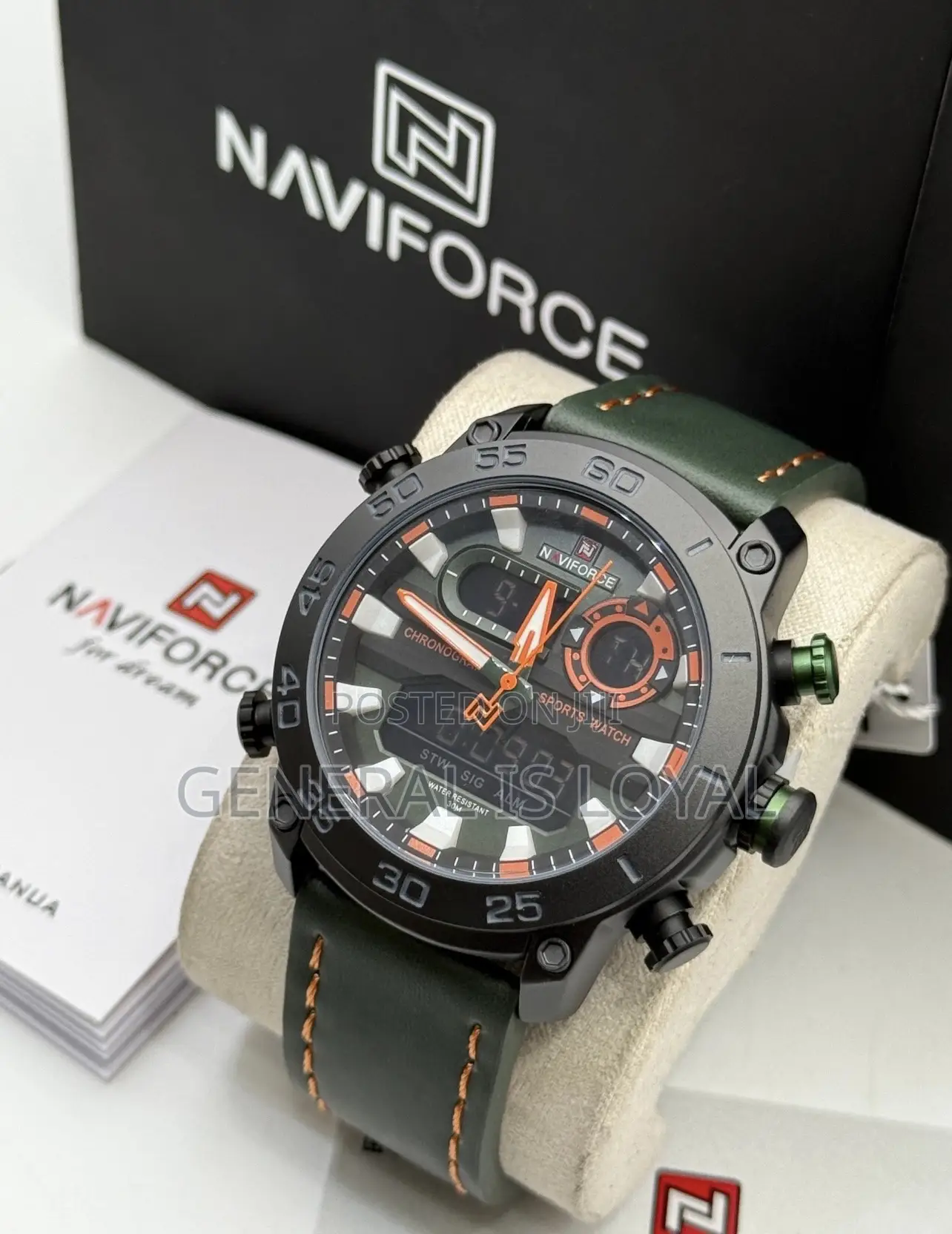 Naviforce Digital And Analog Watch