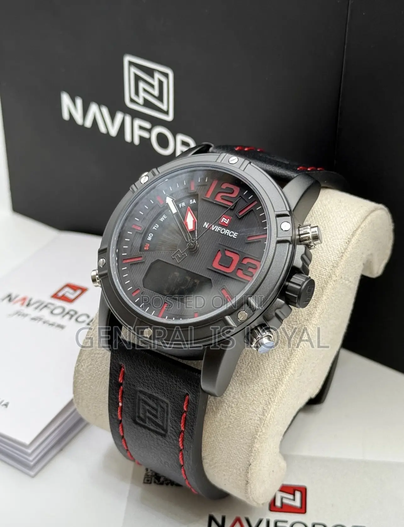 Naviforce Digital And Analog Watch