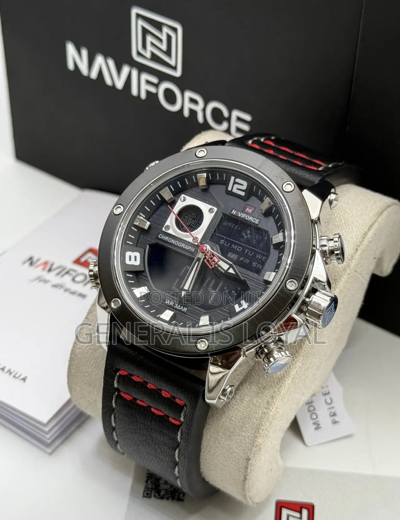 Naviforce Digital And Analog Watch