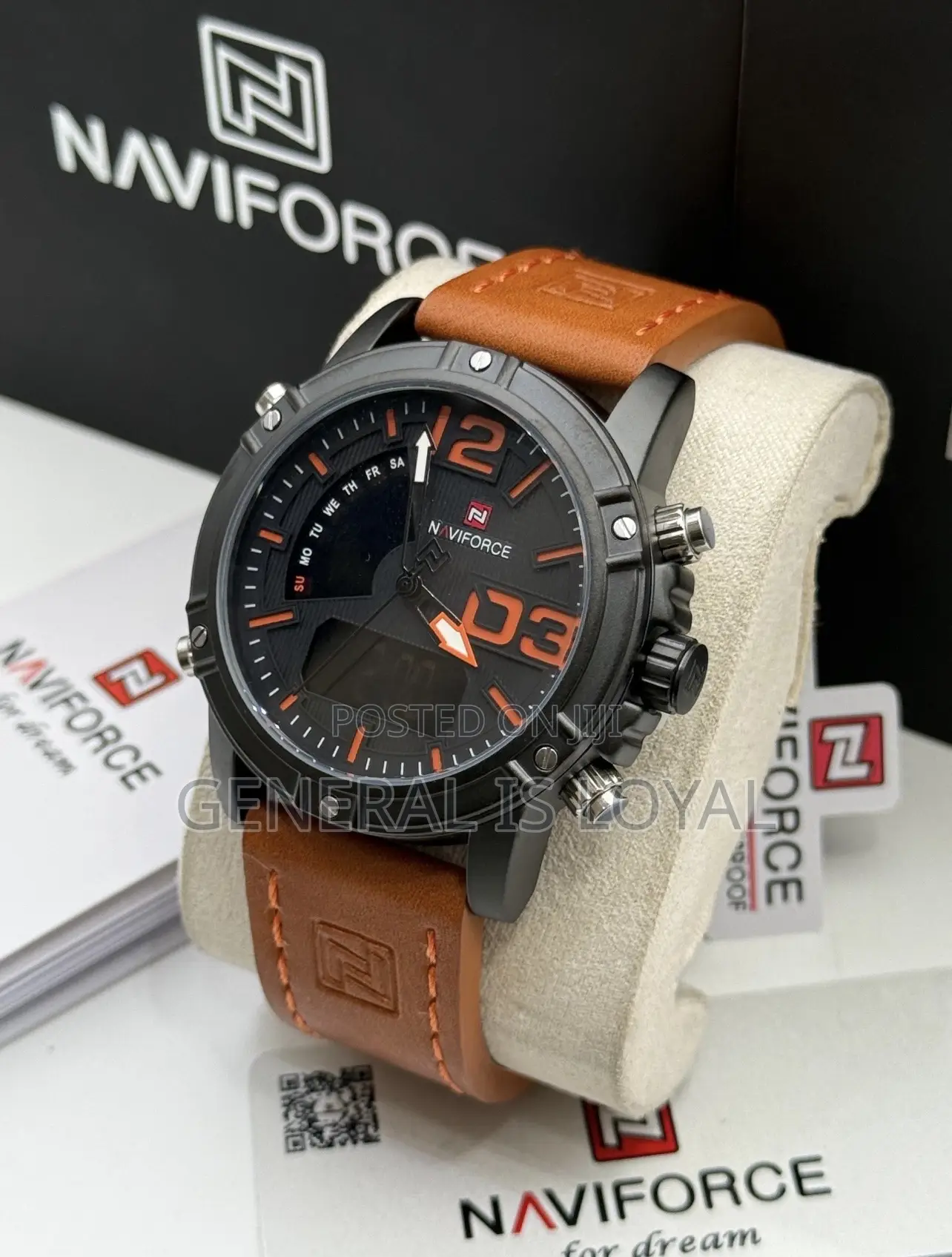 Naviforce Digital And Analog Watch