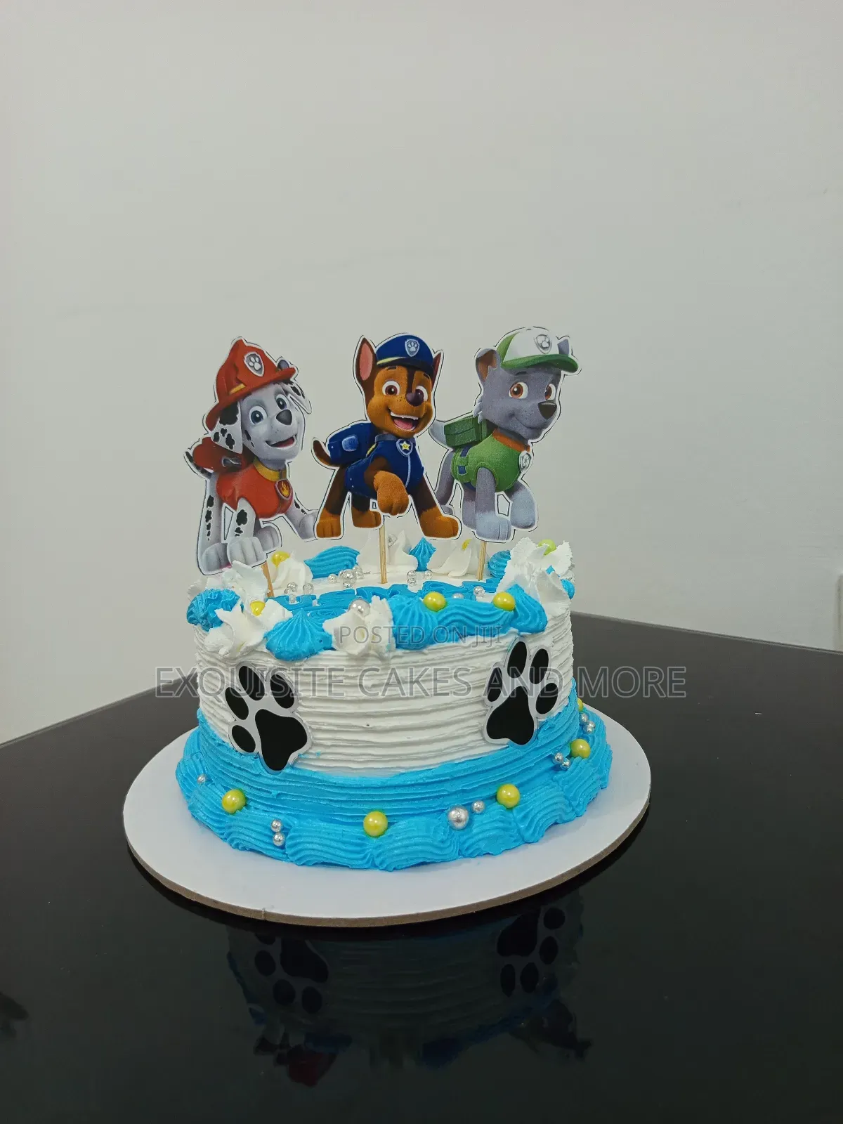 Cute Paw Patrol Character Cake