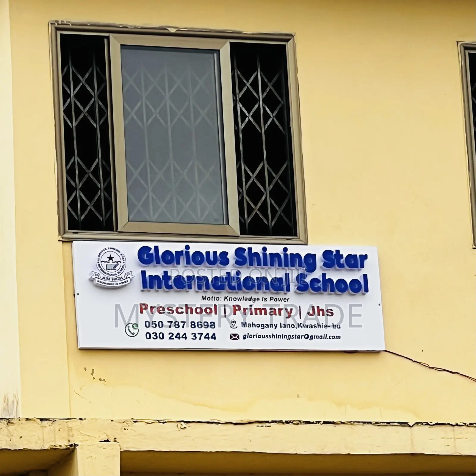 3d Signage With Light For Glorious Shining Star School