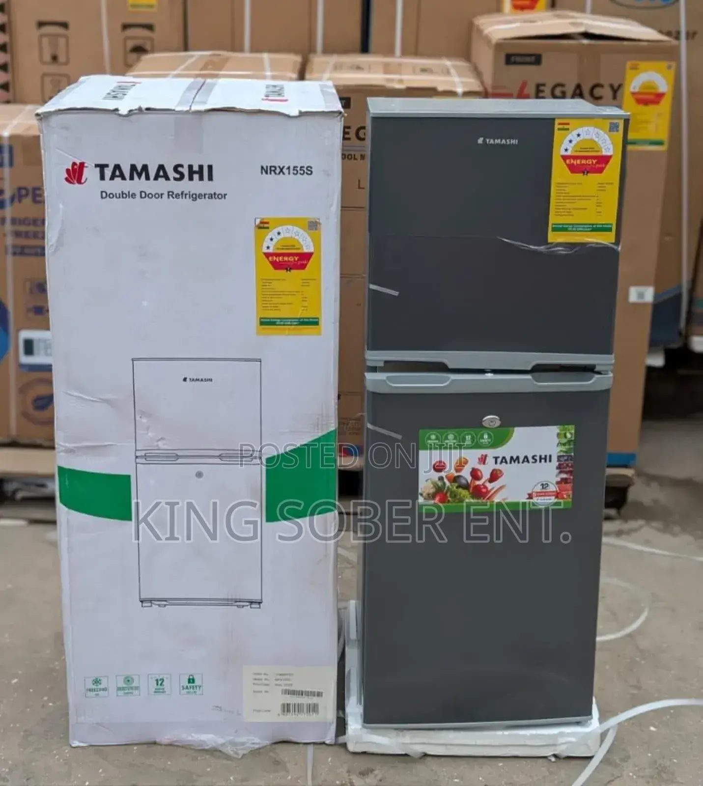 Tamashi Refrigerator 
 127l Spacious Fridge
 Ghc2400