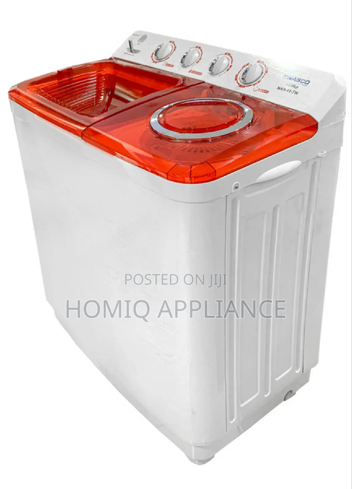 Nasco 11kg Twin Top Washing Machine Nas-11-Tw