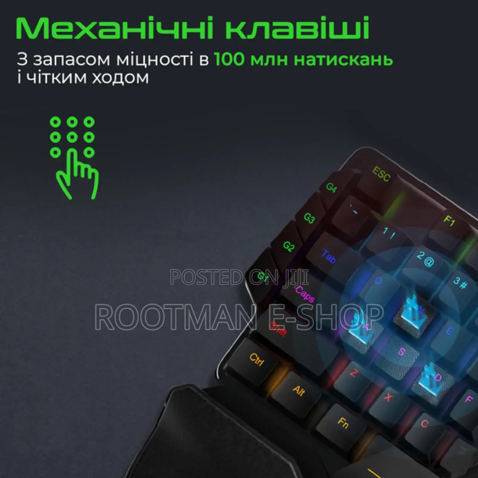 Vertux Combat Single Handed Gaming Keypad With Joystick