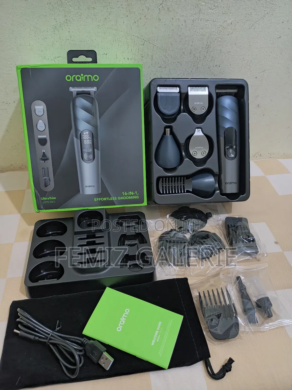 Oraimo Ultratrim 16-in-1 Complete Family Grooming Kit