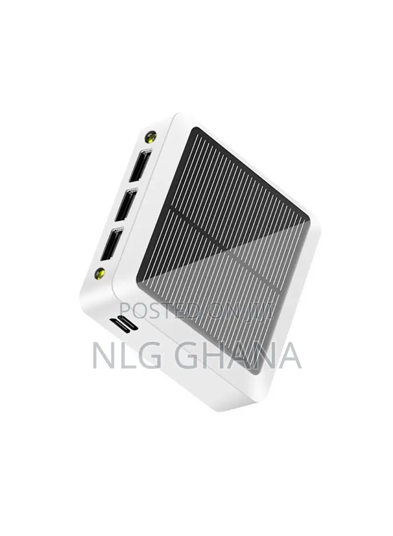 10000mah 3 Usb Ports Mini Solar Power Bank With Type-C. Tvx4728