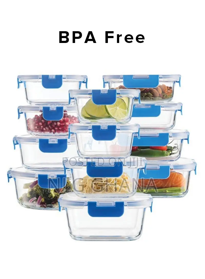 12pcs Microwave Oven Food Storage Containers Set. Tvx22487