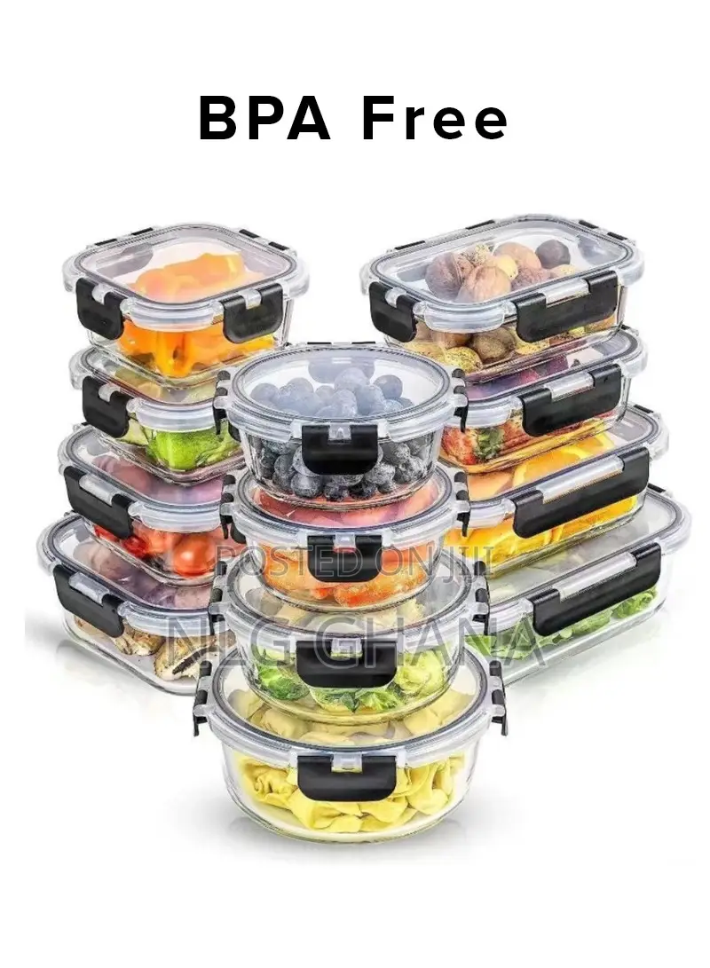 12pcs Microwave Oven Food Storage Containers Set. Tvx22487