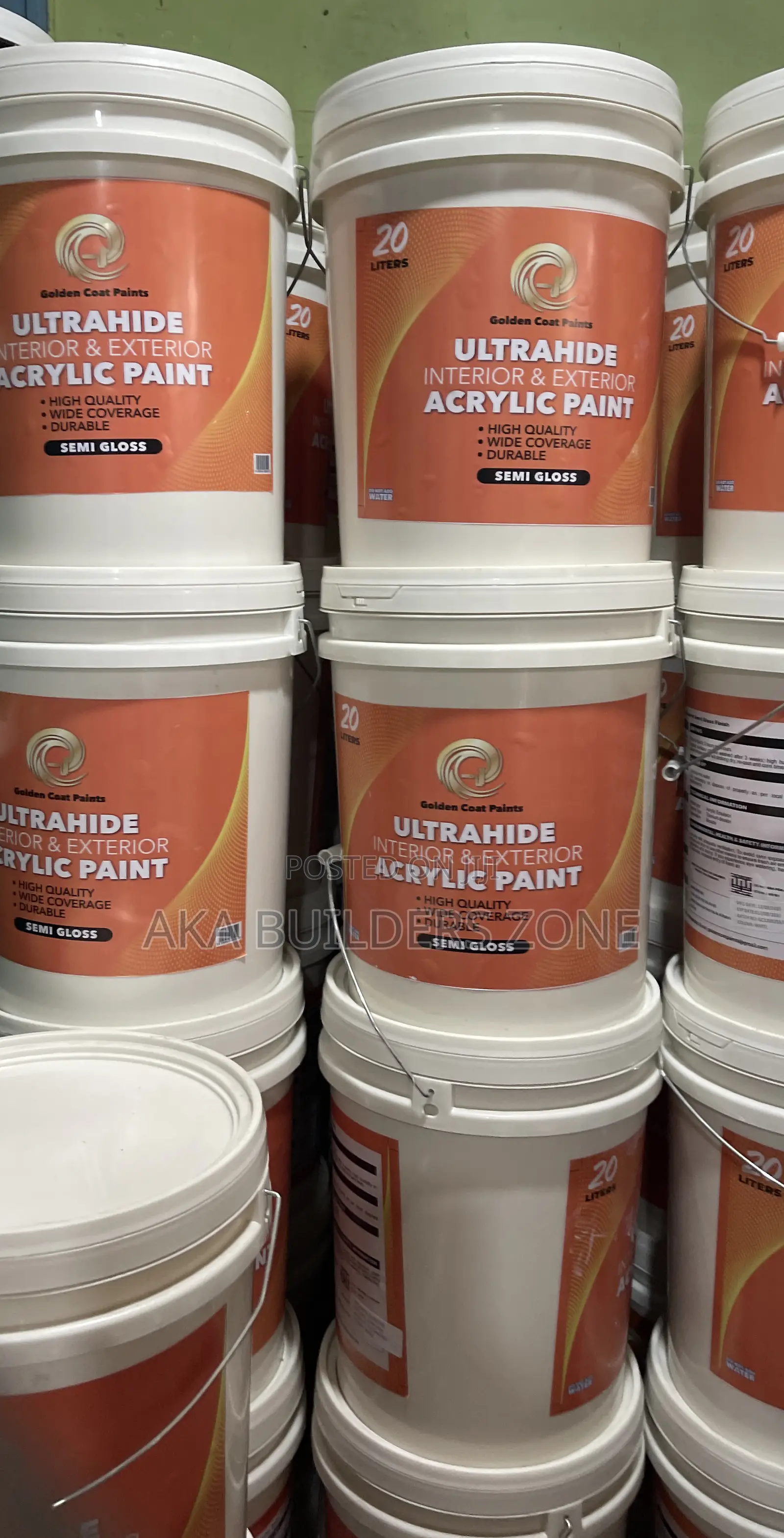 Emulsion Acrylic Semi Gloss Paints