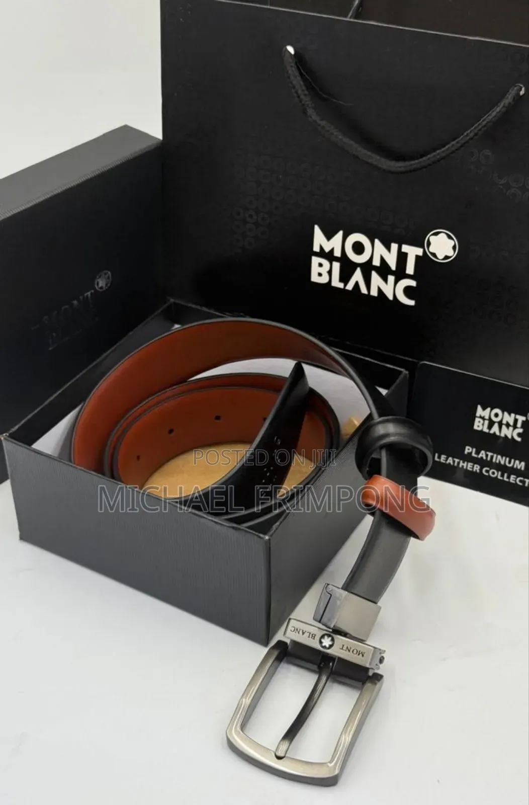 Mont Blanc Affordable Reversible Belt