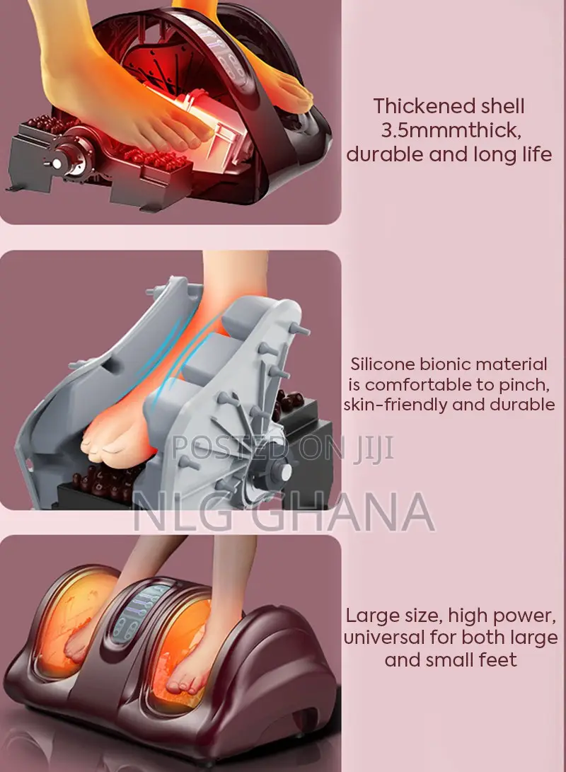 40w Electric Foot Massager With Automatic, Custom Manual Hj_b262a