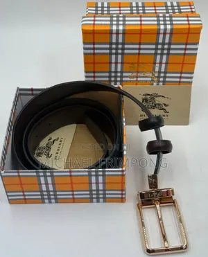 Available Burberry Reversible Belt for Men