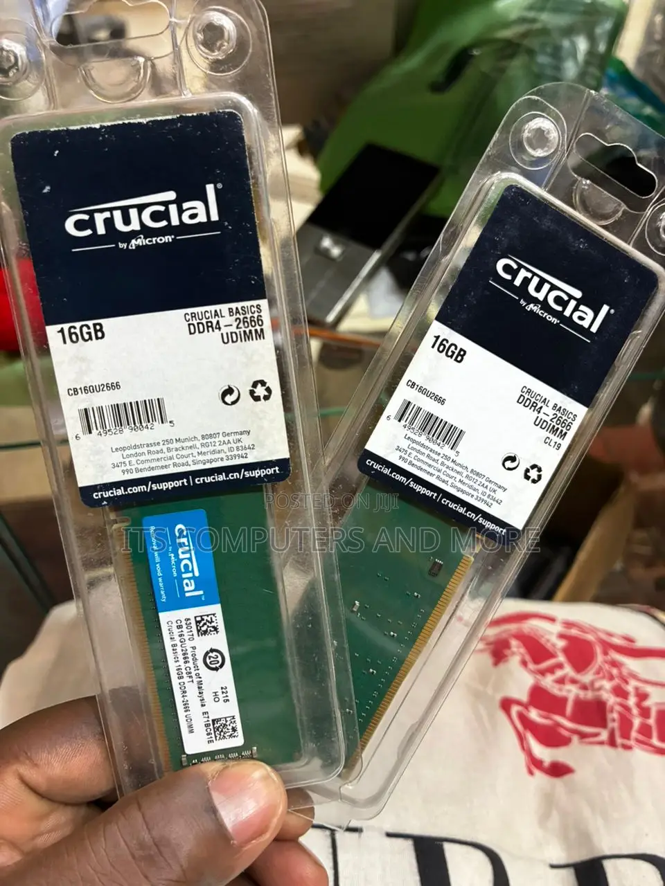 16gb Ddr4 Desktop Ram Crucial