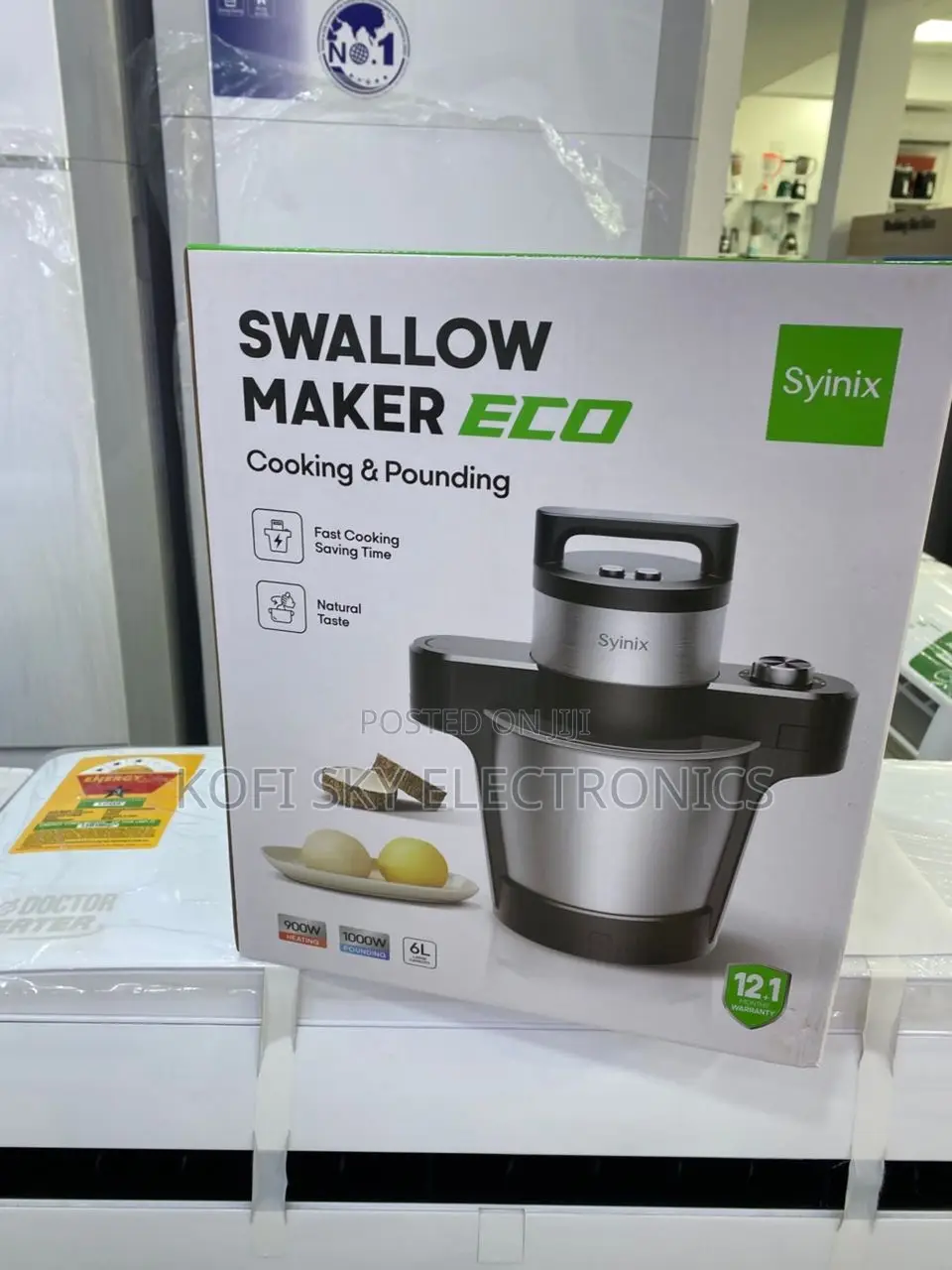 Swallow Maker 6l Cooker and Pounding Maker