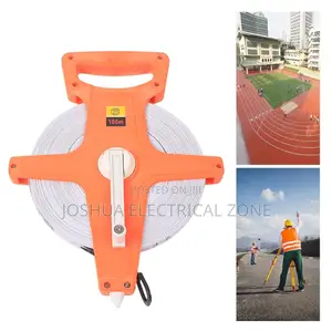 100m/330ft Fiber Measuring Tape With Inch/Metric Scale