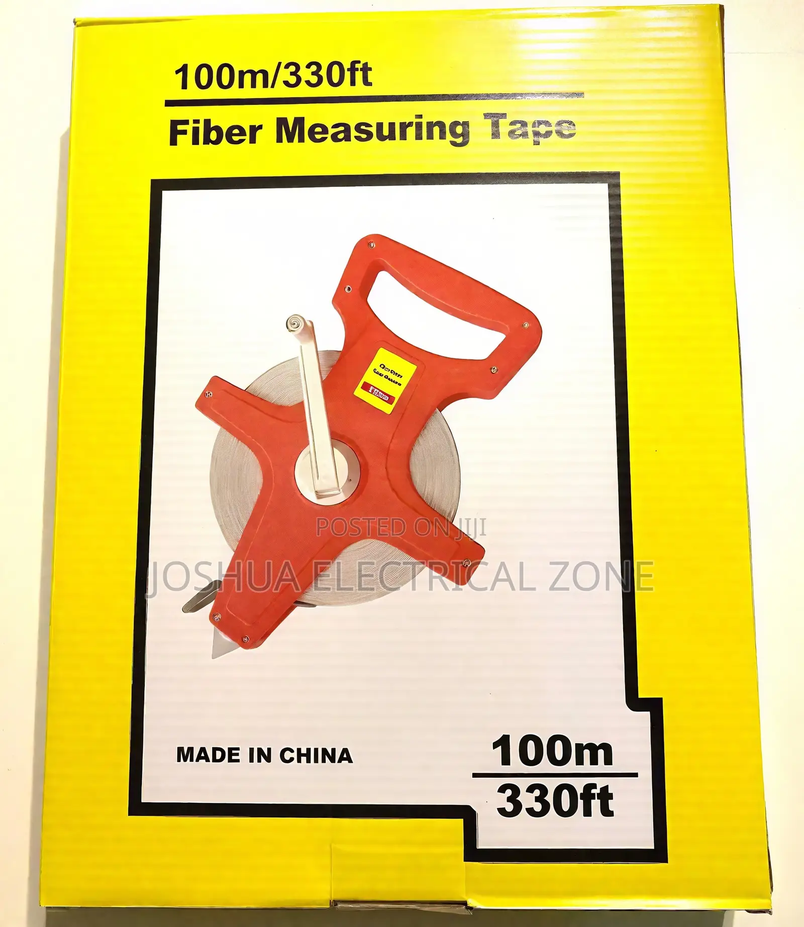 100m/330ft Fiber Measuring Tape With Inch/Metric Scale