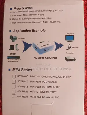 Hd Mini Hdmi 2 Av Converter
