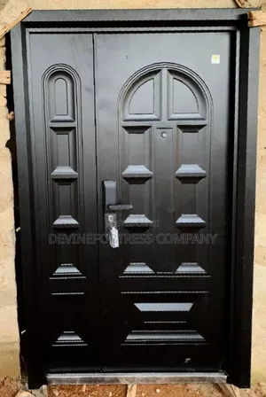 High Quality Affordable 885 Single Black Steel Door