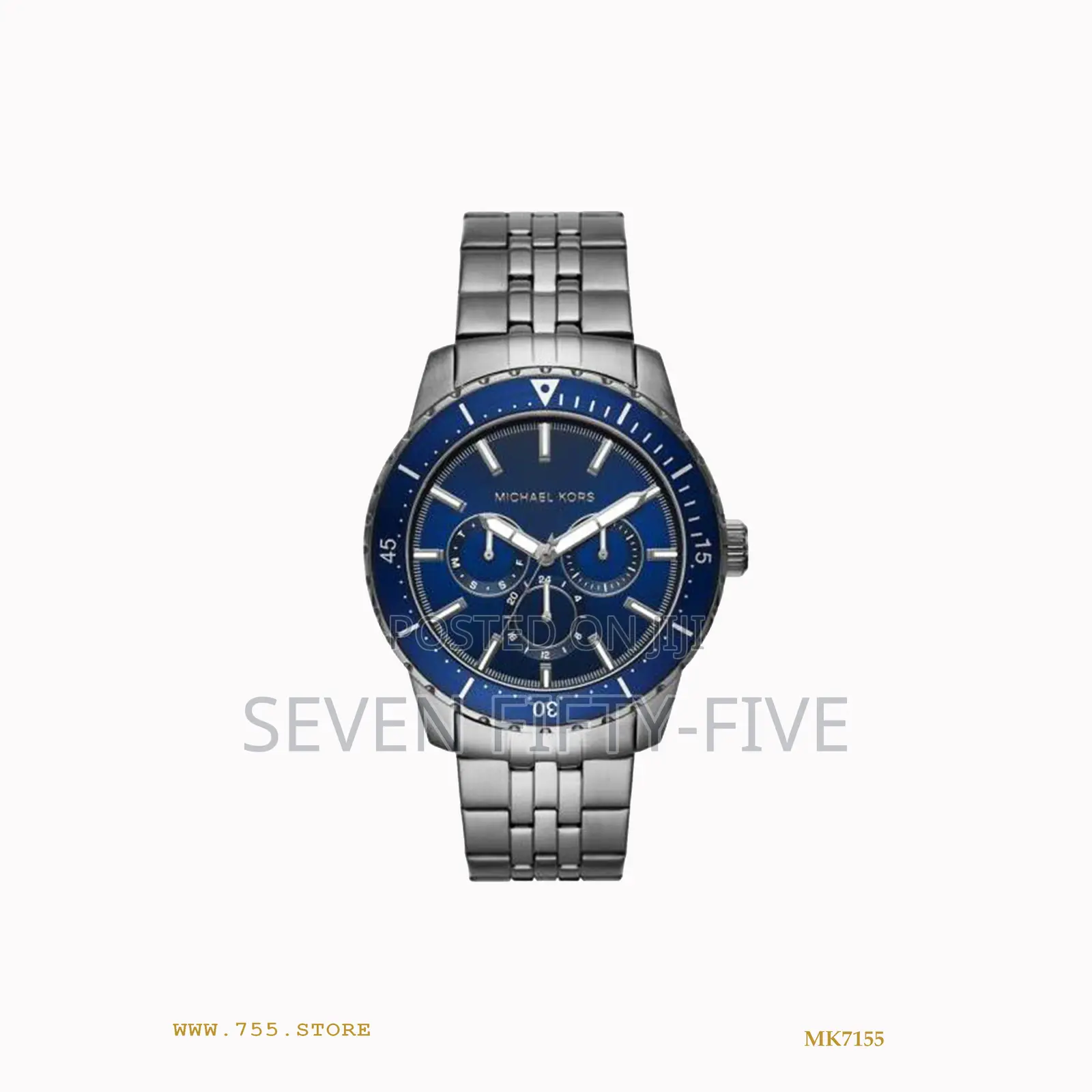 Michael Kors Mk7155 Cunningham Blue Dial Men's Multifunction Watch