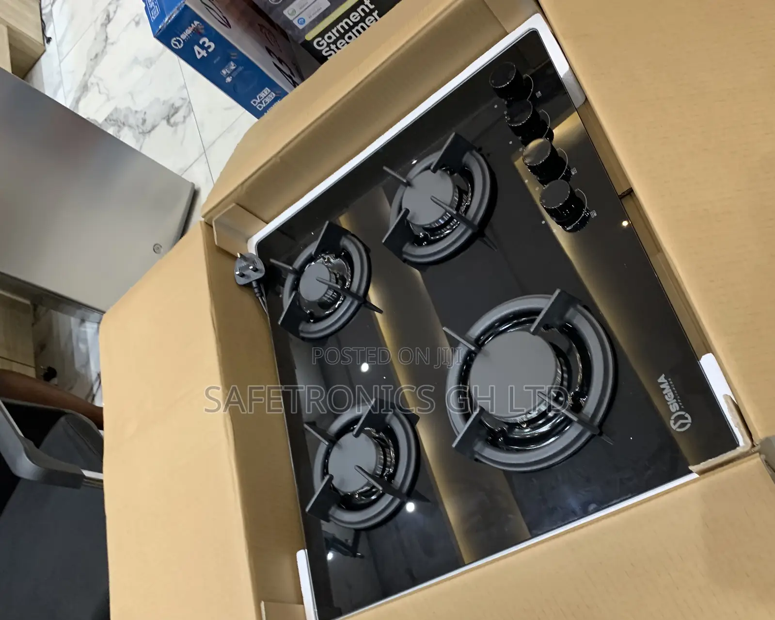 Adorable New 60cm 4 Hobs Cooker Sigma Black (Sbi-Ghob-M60gj402)