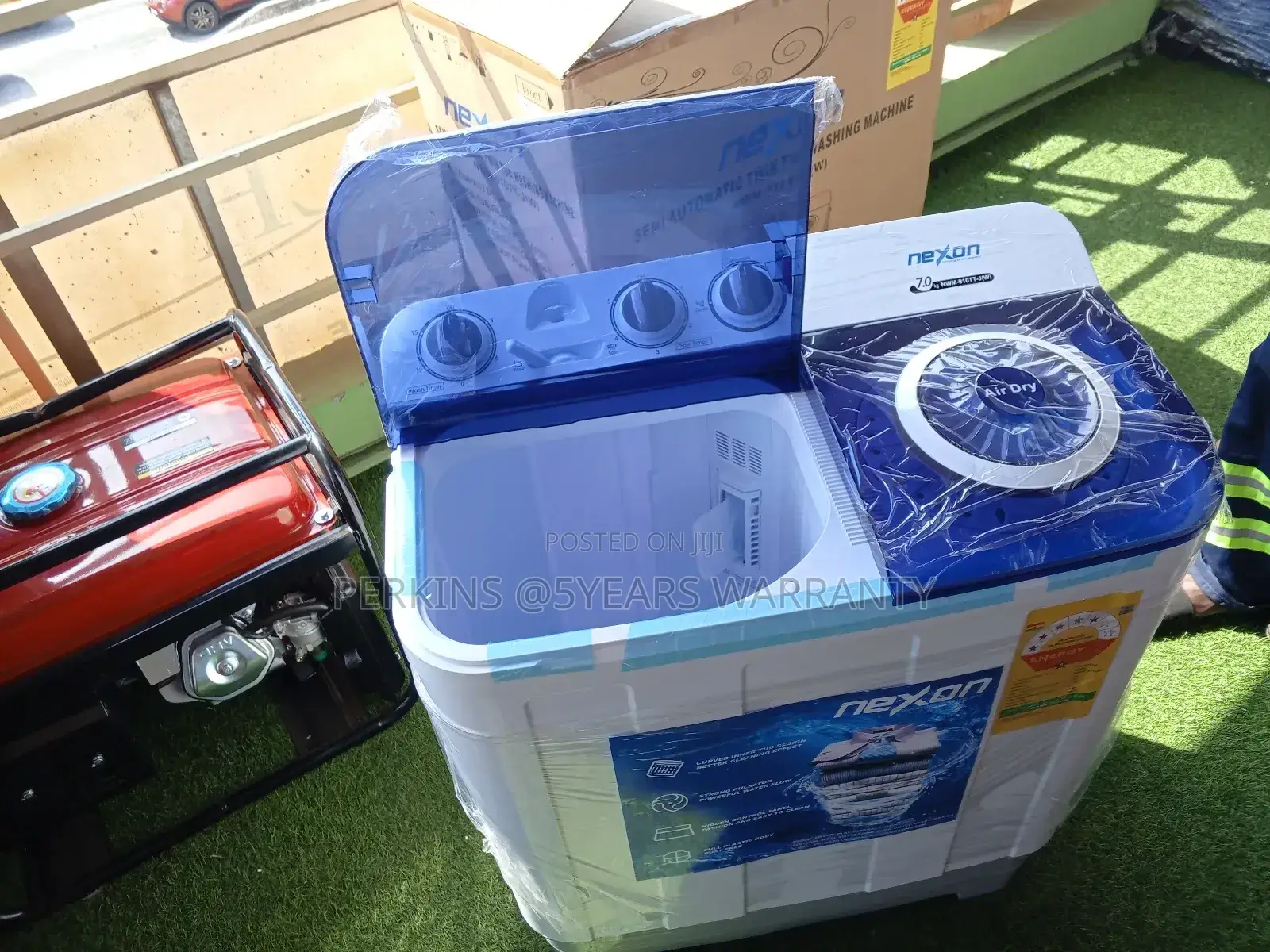 Nexon 7kg Curved Inner Tub Design for Better Cleaning Effect