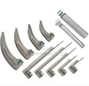 Layrangoscope Fiber Optic Miller and Maccoy 9 Blade Set