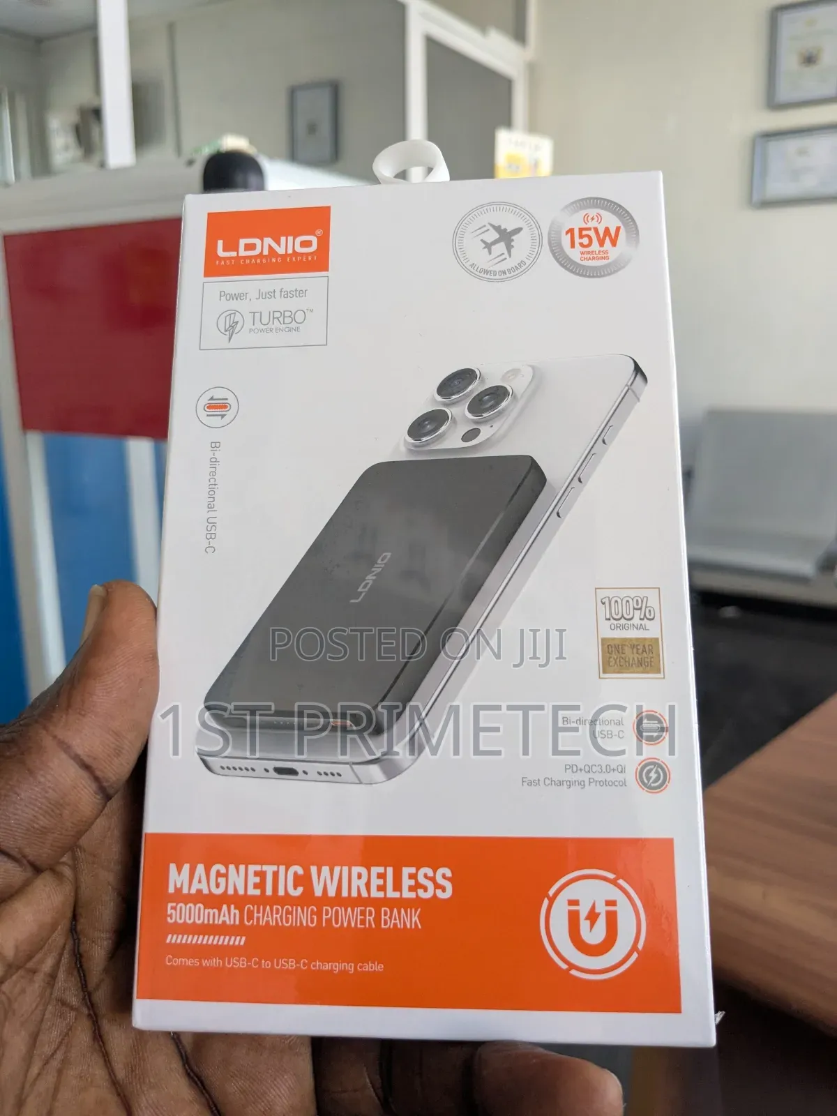 Ldnio Ultralight 5,000 Mah Magnetic Wireless Power Bank