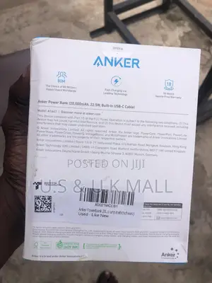 Anker Powerbank 20,000mah From America in Stock