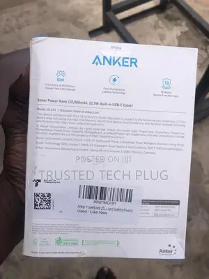 Promo Buy 2 Pieces for 650 Cedis Anker Powerbank 20,000mah in Stock