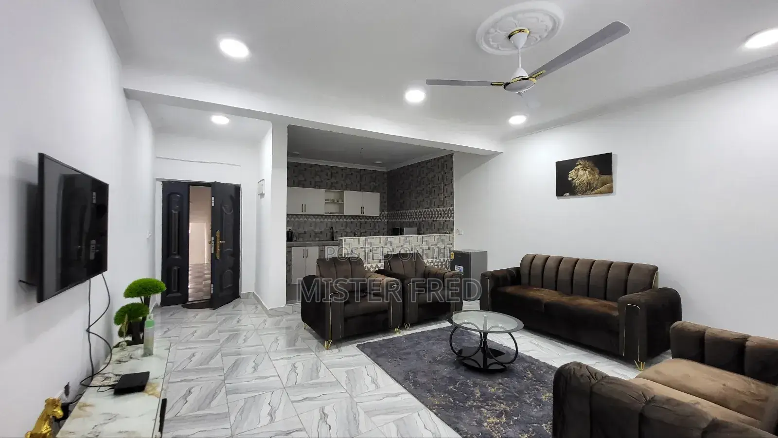 Furnished 1bdrm Apartment in Old Barrier, Weija for rent