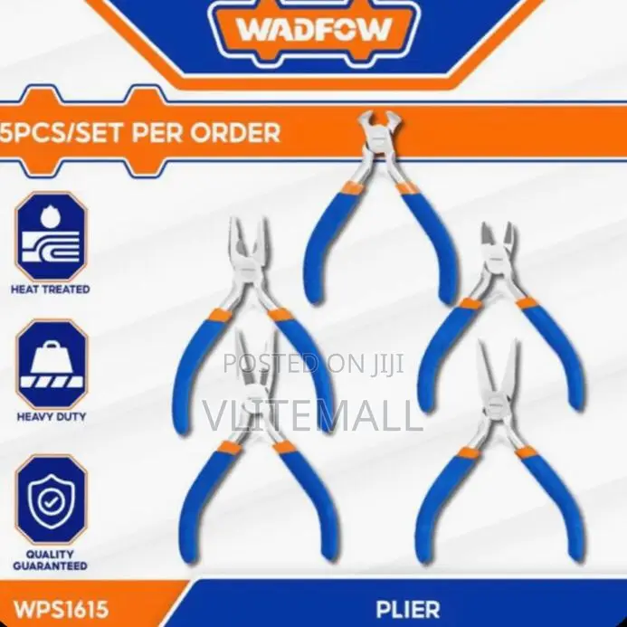 Wadfow 5 Pieces Mini Plier Set - Wps1615