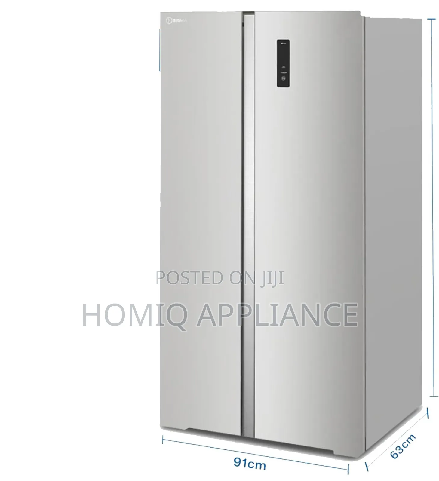Sigma 528litrs Double Door Side by Side Inverter Fridge