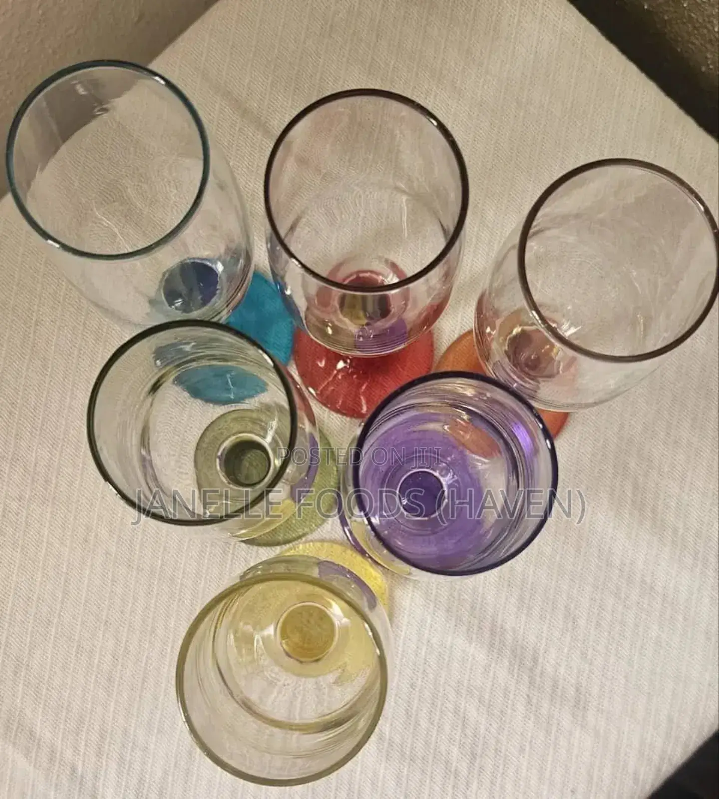 Elegant Crystalline Glassware Collection (High Table)