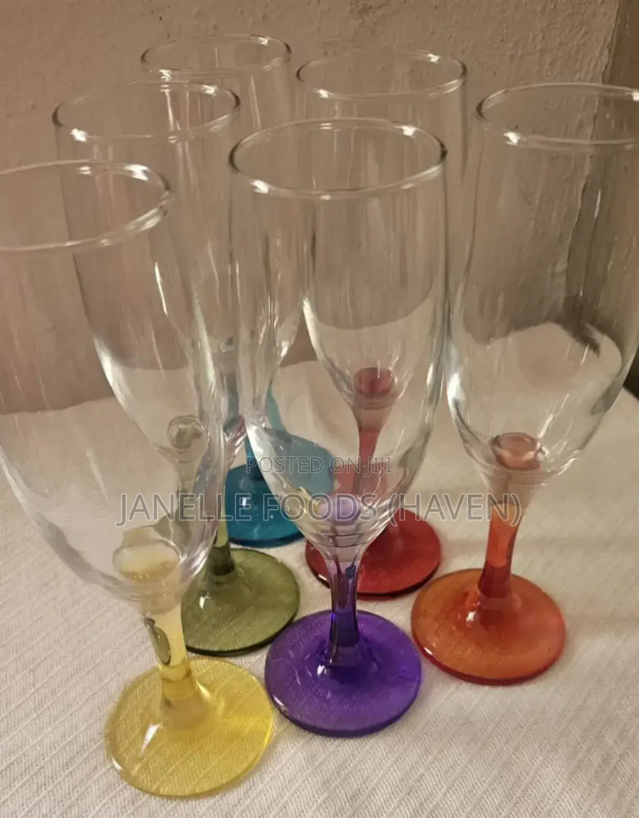 Elegant Crystalline Glassware Collection (High Table)
