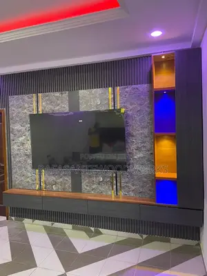 Raf Tv Unit With Grossly MDF and Wall Panel