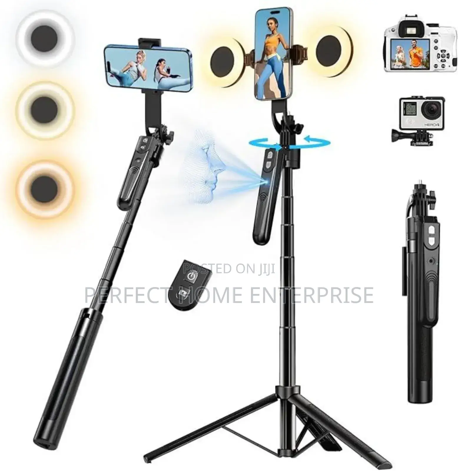 360 Turning Auto Focus Tripod Stand
