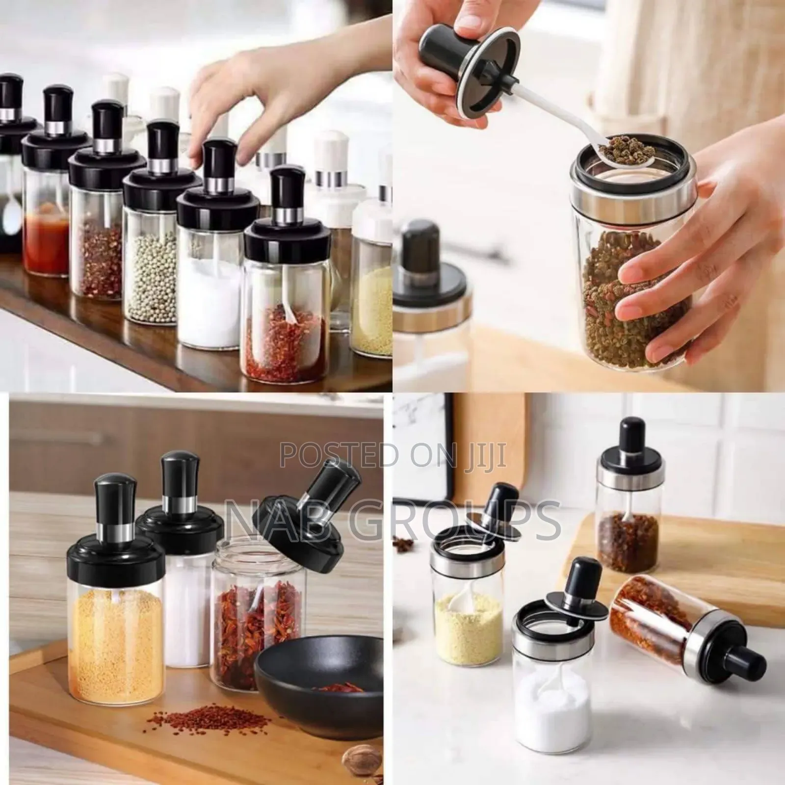 5pcs Condiment / Spice Jar