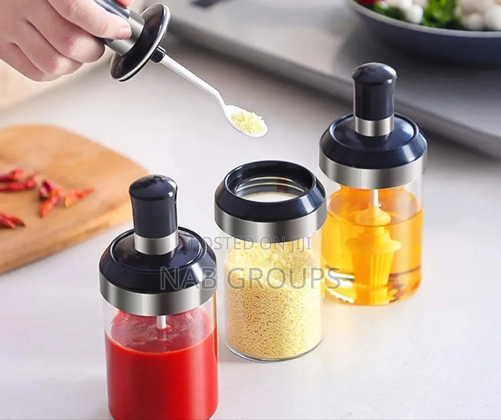 5pcs Condiment / Spice Jar