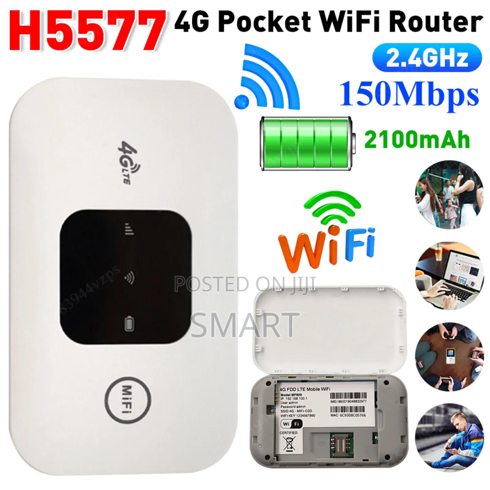 4g/5g Potable High Speed Wireless Pocket Mifi