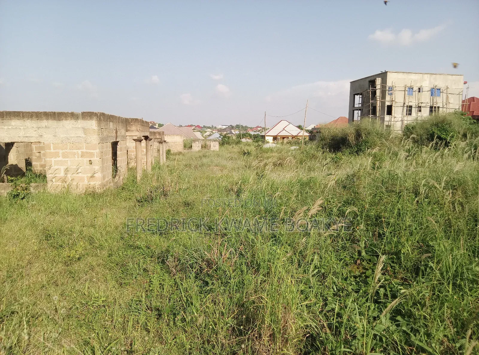 2 Acres of Land With Estate Houses for Sale at Abuakwa