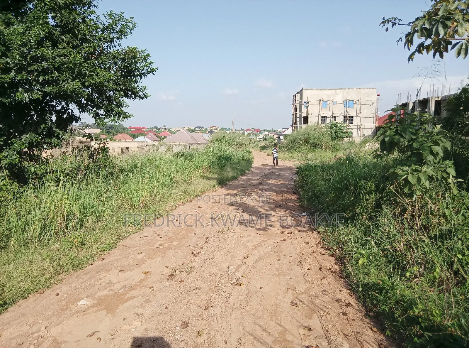 2 Acres of Land With Estate Houses for Sale at Abuakwa
