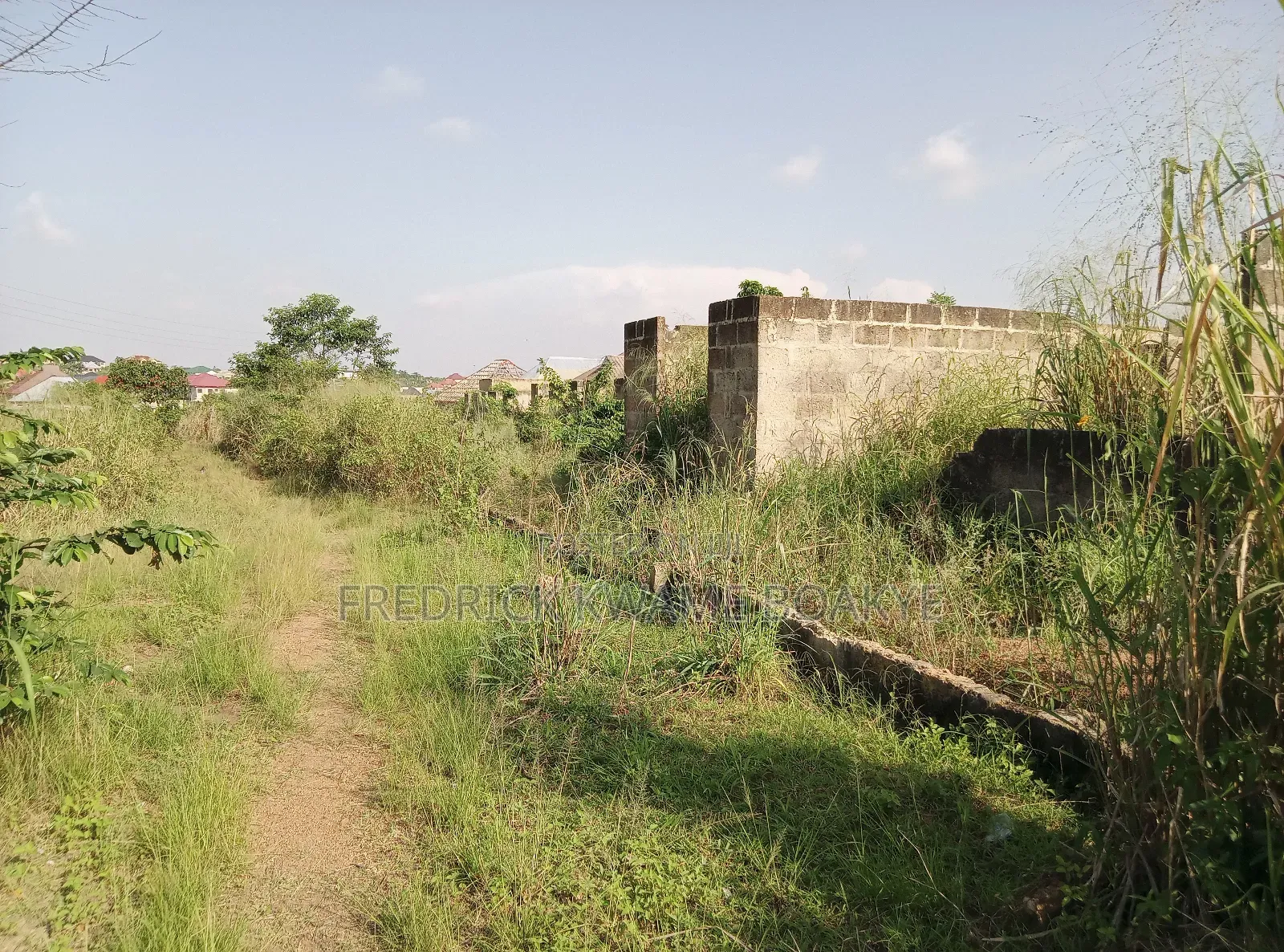 2 Acres of Land With Estate Houses for Sale at Abuakwa