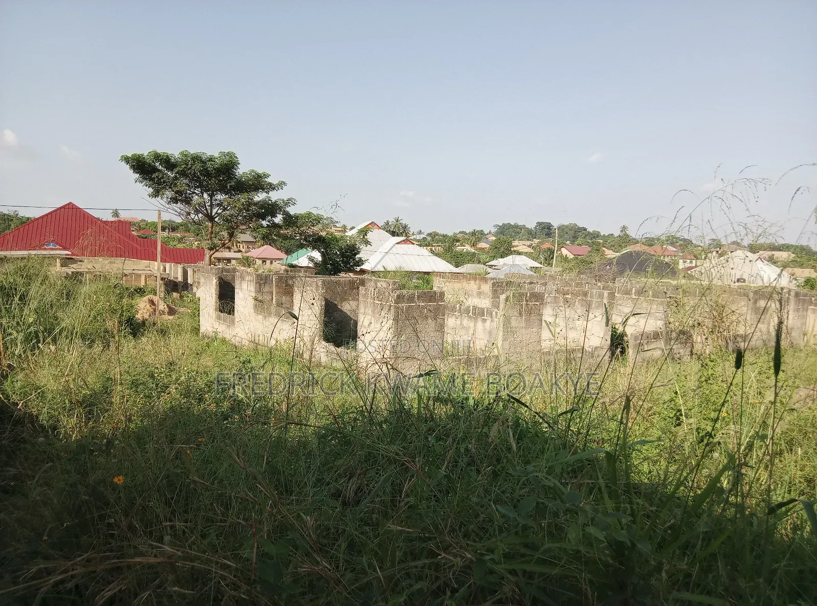 2 Acres of Land With Estate Houses for Sale at Abuakwa