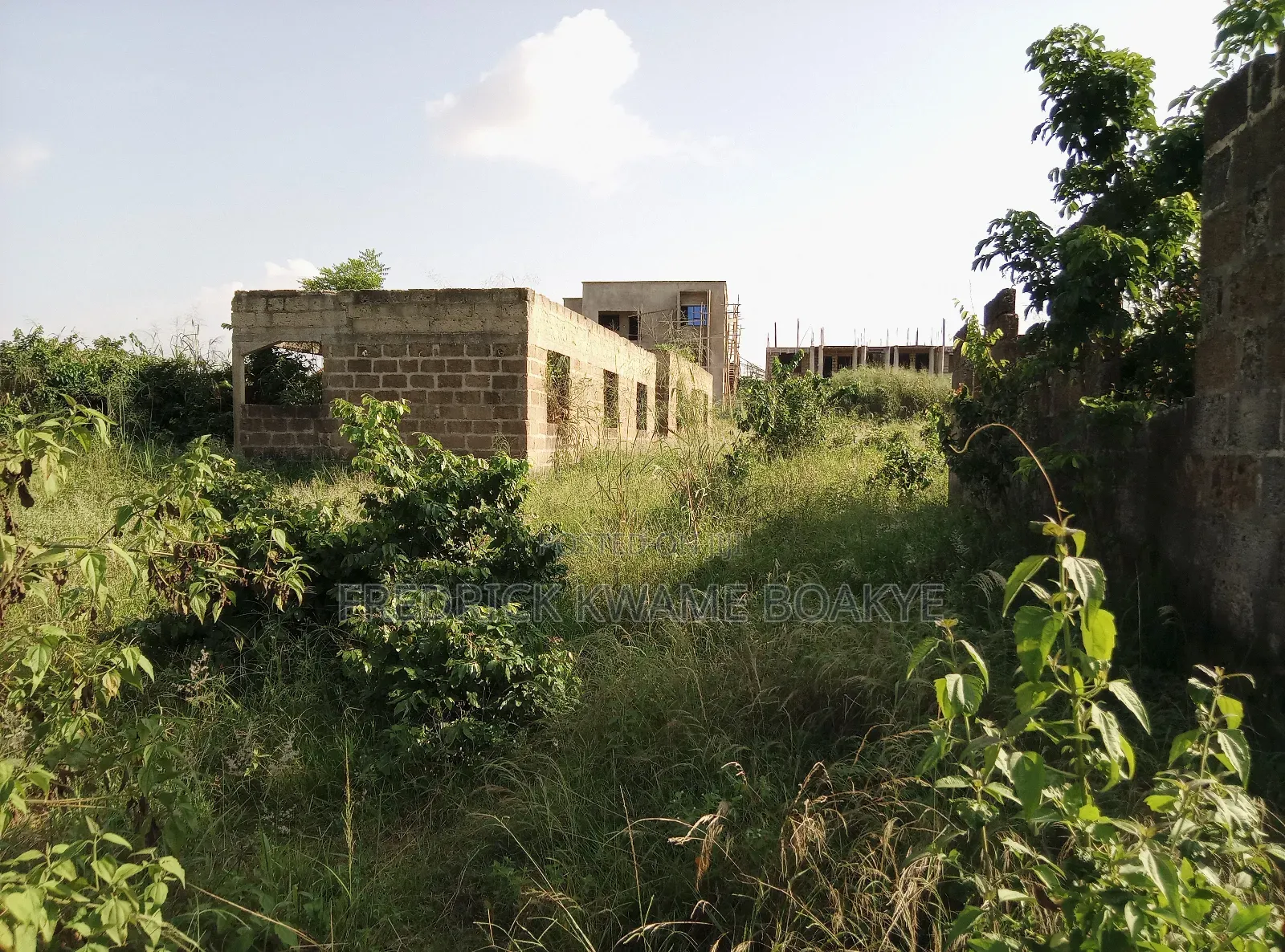 2 Acres of Land With Estate Houses for Sale at Abuakwa